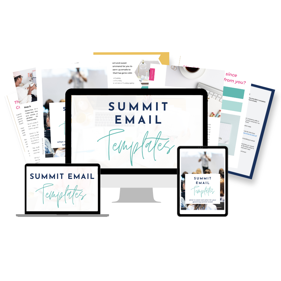 Online Summit Email Templates for Entrepreneurs