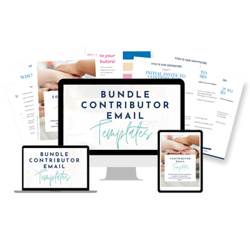 Online Business Bundle Contributor Email Templates, Giveaway Email Templates