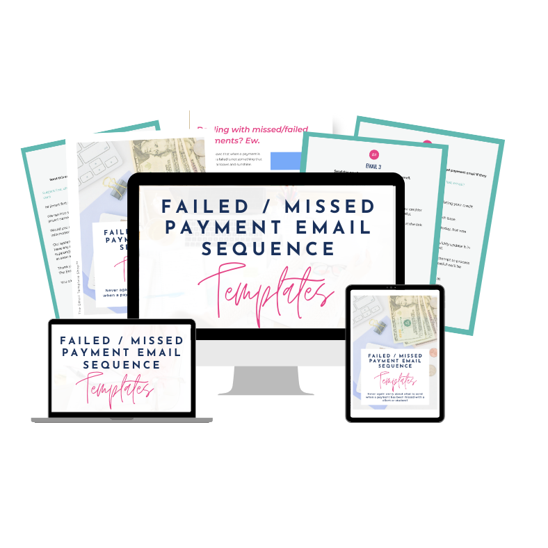 Failed / Missed Payment Email Sequence Templates