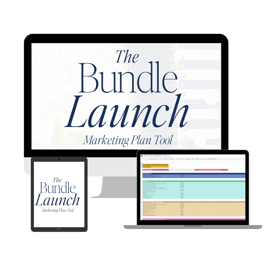 The Bundle Giveaway Launch Plan Marketing Tool